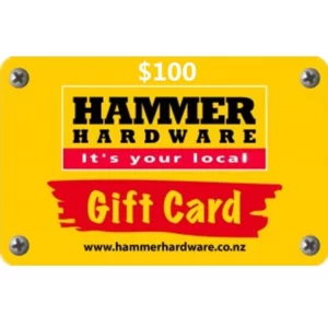 Hammer Hardware $100 NZD Physical Gift Card (Express Delivery)