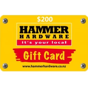 Hammer Hardware $200 NZD Physical Gift Card (Express Delivery)