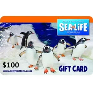 Kelly Tarlton’s $100 NZD Physical Gift Card (Express Delivery)