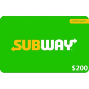 Subway $200 NZD Digital eGift Cards (Email Delivery)