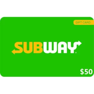 Subway $50 NZD Digital eGift Cards (Email Delivery)