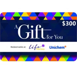 Life Pharmacy/Unichem Pharmacy $300 NZD Physical Gift Card (Express Delivery)