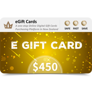 eGift Cards $450 NZD E Gift Card (Email Delivery)