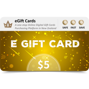 eGift Cards $5 NZD E Gift Card (Email Delivery)