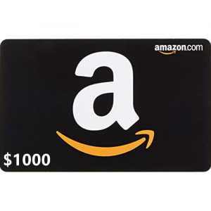 Amazon $1000 USD Digital Gift Card/Voucher (Email Delivery)
