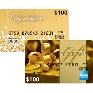 American Express $100 USD Digital Prepaid Gift Cards (Email Delivery)