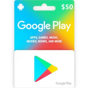 Google Play $50 AUD (AU) Digital Gift Card (Email Delivery)