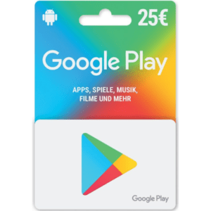 Google Play €25 EUR (EU) Digital Gift Card (Email Delivery)