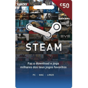 Steam €50 EUR (EU) Digital Gift Card (Email Delivery)