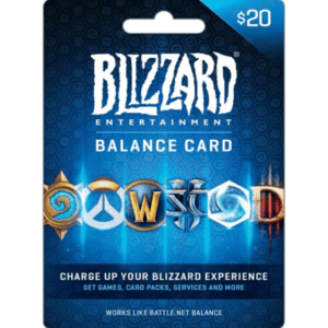 Blizzard $20 USD (US) Digital Gift Card (Email Delivery)