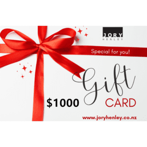 Jory Henley Gift Card $1000 NZD Digital Gift Cards (Email Delivery)