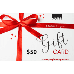 Jory Henley Gift Card $50 NZD Digital Gift Cards (Email Delivery)