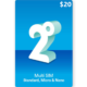 2degrees Mobile $20 NZD Prepay Digital Top Up Vouchers (Email Delivery)