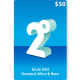 2degrees Mobile $50 NZD Prepay Digital Top Up Vouchers (Email Delivery)